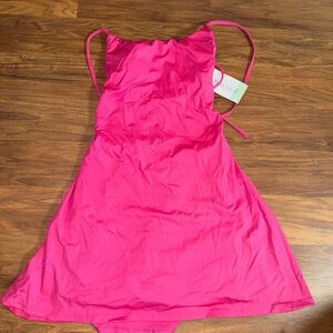 Tennis/golf dress — lace up back